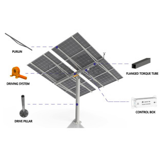 Single Post Solar Tacking System